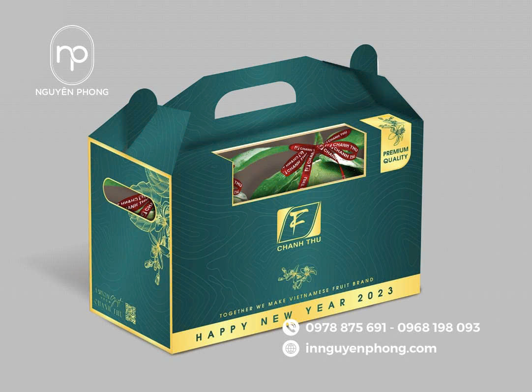 Hộp giấy có quai xách - Sự kết hợp giữa tiện lợi và thẩm mỹ